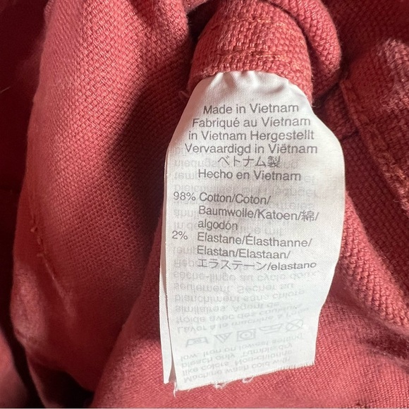 Madewell Petite Curvy Slim Emmett Wide-Leg Crop Pants New Copper Size 27 Petite - Picture 11 of 12